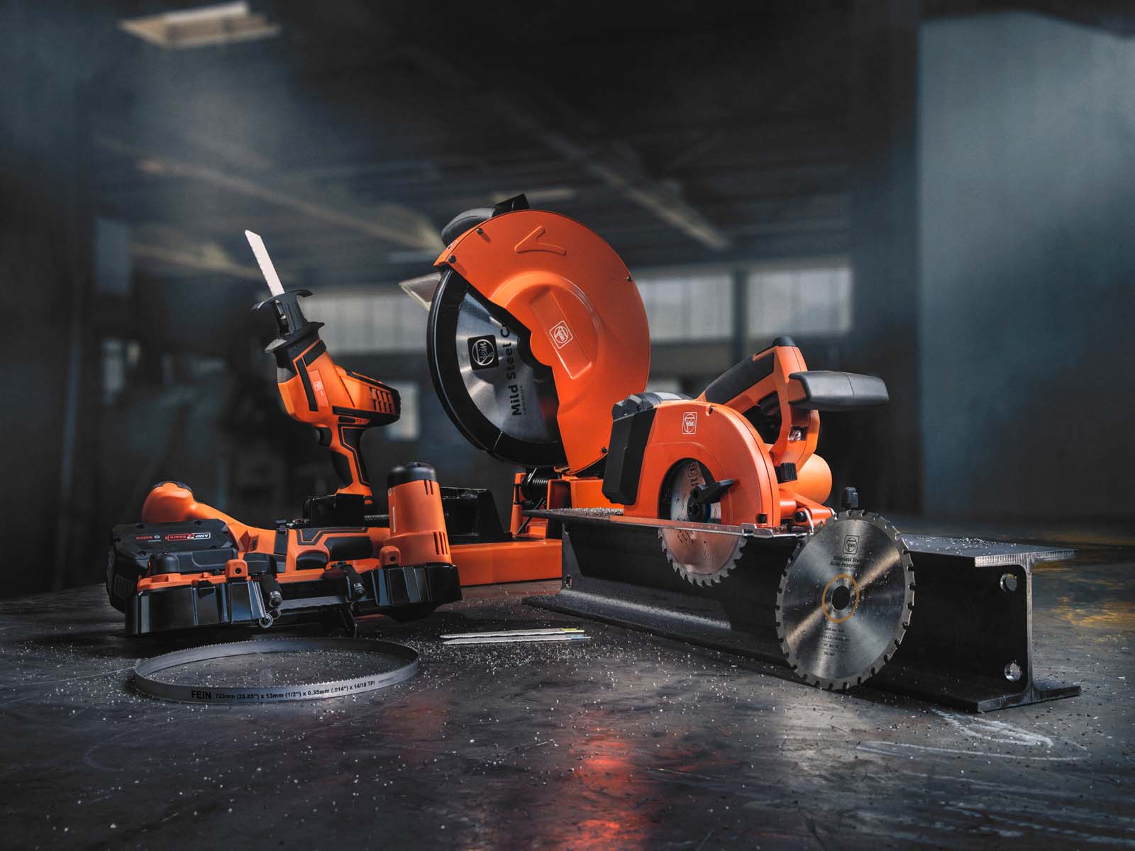 Keyvisual Fein Sägen Elektro-Metallsägen