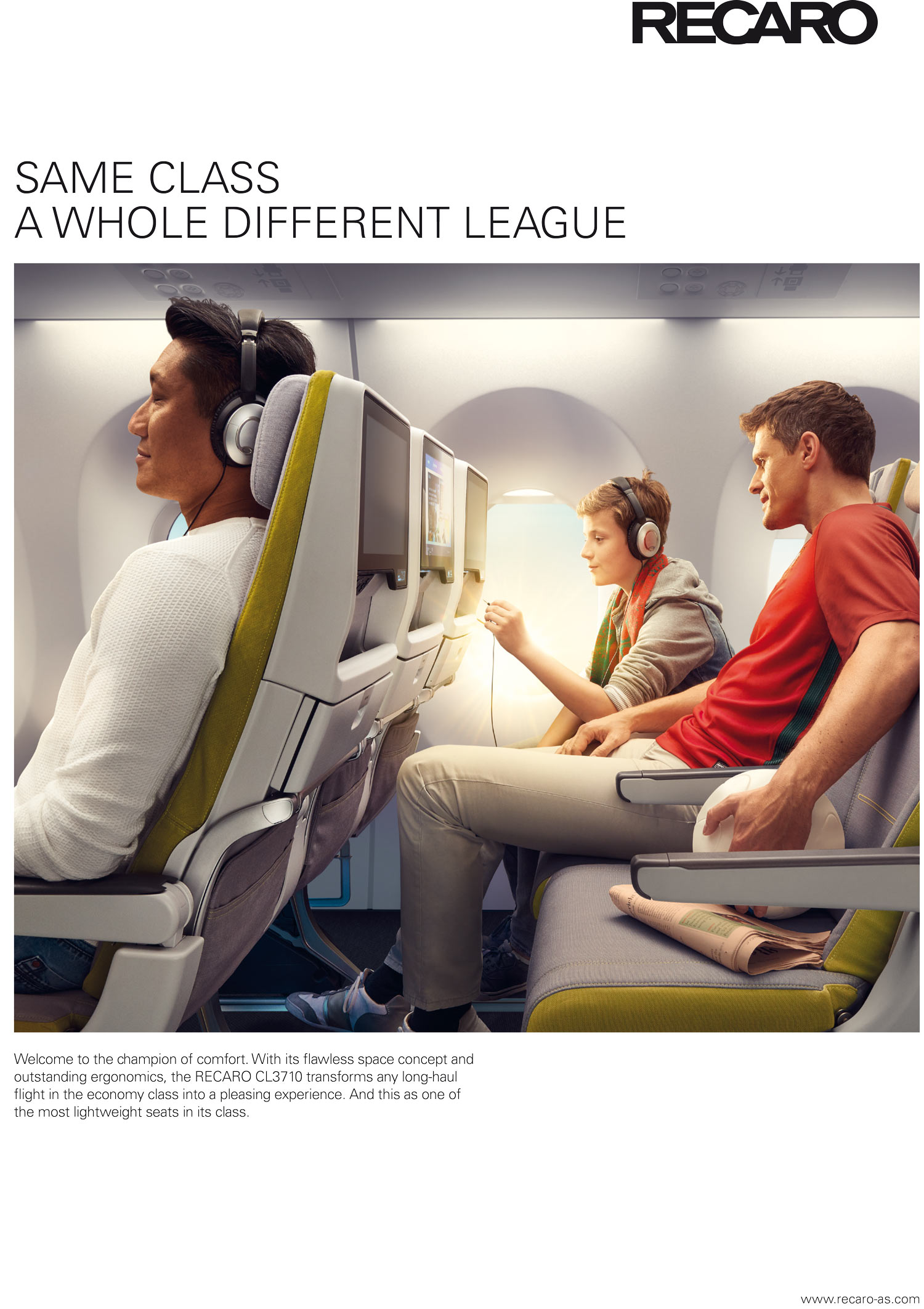 Recaro aircraft seating